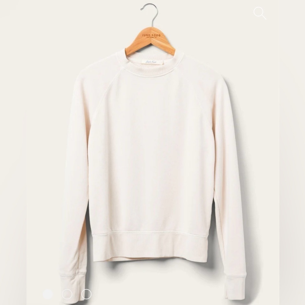 Junk Food Clothing Women’s Raglan Pullover Size Small